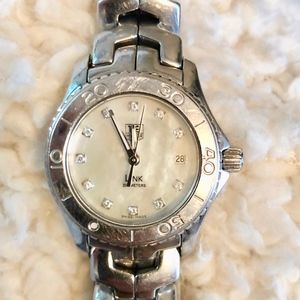 Tag Heuer Watch with 11 diamonds